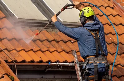 Démoussage et hydrofuge de toiture à Bure